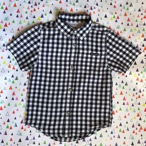 Calvin Klein Jeans Boys Black&White Button-Down